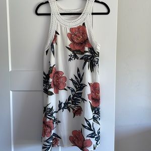 Floral/lace dress. Worn once